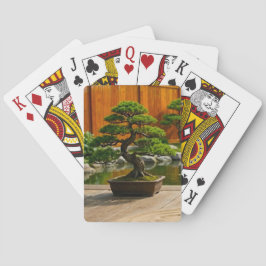 Bonsai-Baum des Drachen der Balance Spielkarten
