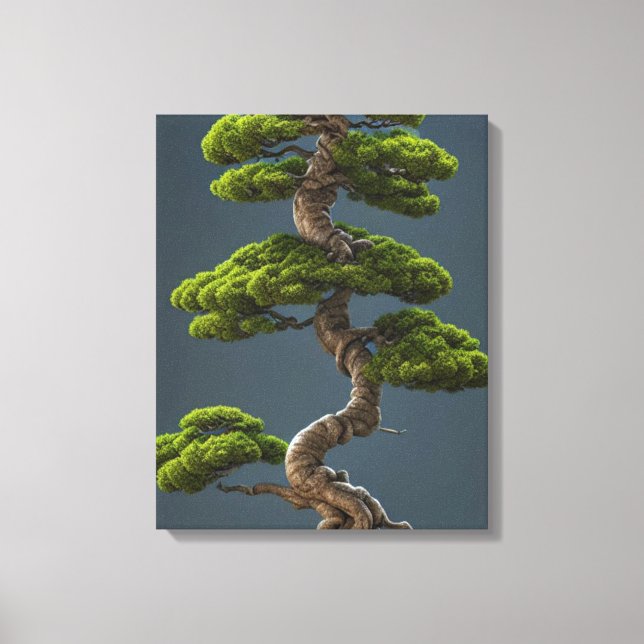 Bonsai Canvas Print Leinwanddruck (Vorderseite)