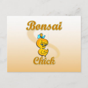 Bonsai Chick Postkarte