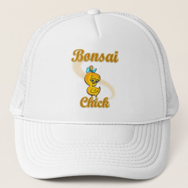Bonsai Chick Truckerkappe (Vorderseite)