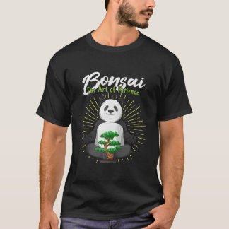 Bonsai Der Geduld Japan Zen Panda Baseball T-Shirt