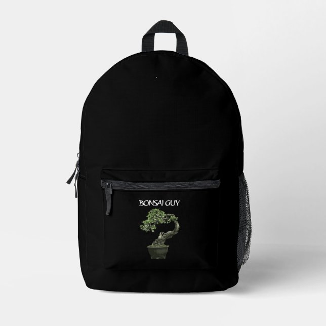 Bonsai guy funny quote for bonsai lovers bedruckter rucksack (Vorderseite)