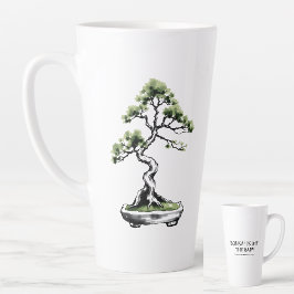 Bonsai is My Therapy funny quote for bonsai lovers Milchtasse