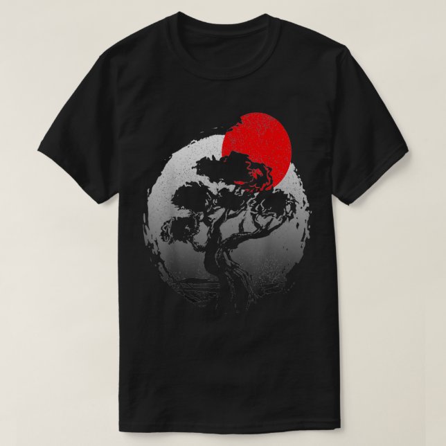 Bonsai Japanese Art Bonzai T-Shirt (Design vorne)