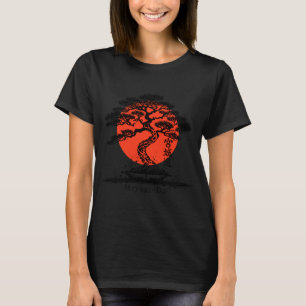 Bonsai Japanisch Kanji Miyagi Do Personalisiertes T-Shirt