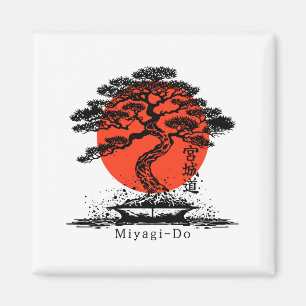 Bonsai Japanische Kanji Miyagi Do Personalisiertes Magnet