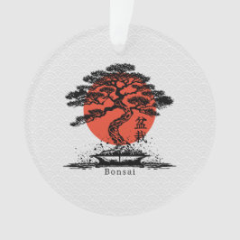 Bonsai Japanisches Kanji Personalisiert Ornament