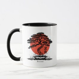 Bonsai Japanisches Kanji Personalisiert Tasse
