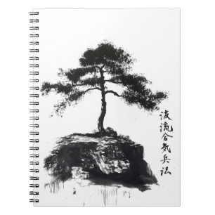 Bonsai-Kanji-Notizbuch Notizblock