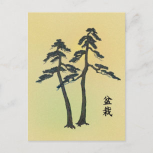 Bonsai Postkarte
