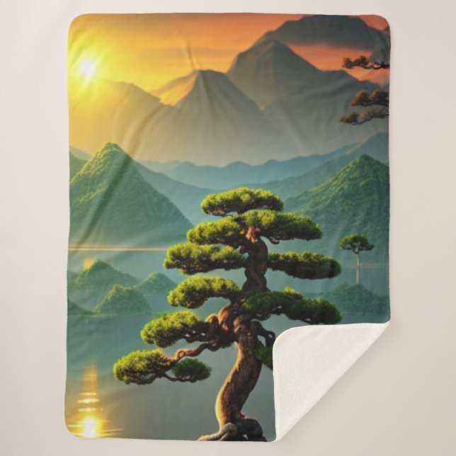 Bonsai Sherpa Blanket Sherpadecke (Vorderseite)