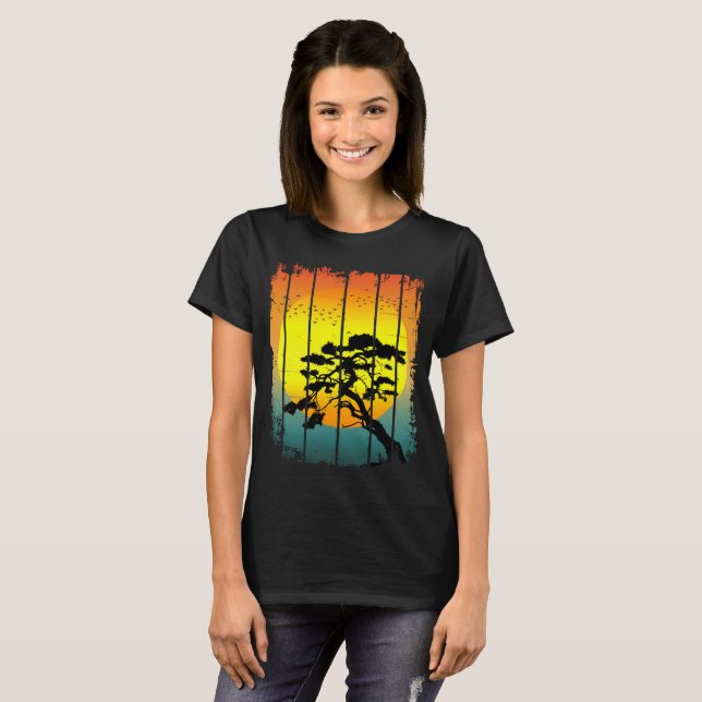 BONSAI SOMMER SUNSET T-Shirt (Vorne ganz)