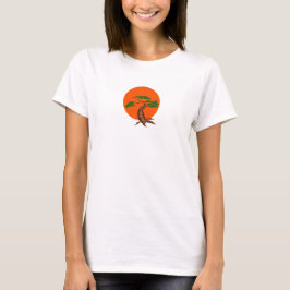 Bonsai-Sonnenuntergang T-Shirt