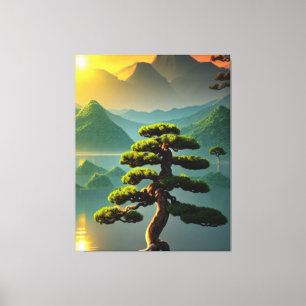Bonsai Tree Canvas Print Leinwanddruck