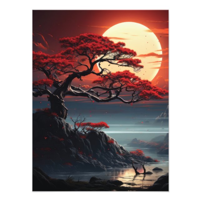 Bonsai Tree Fotodruck (Vorne)