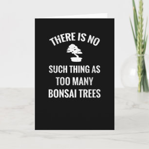 Bonsai Tree Gift Bonsai Lover Bonsai Tree Lover Karte