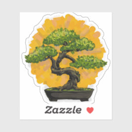 Bonsai Tree Lover Aufkleber
