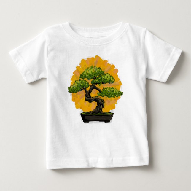 Bonsai Tree Lover Baby T-shirt (Vorderseite)