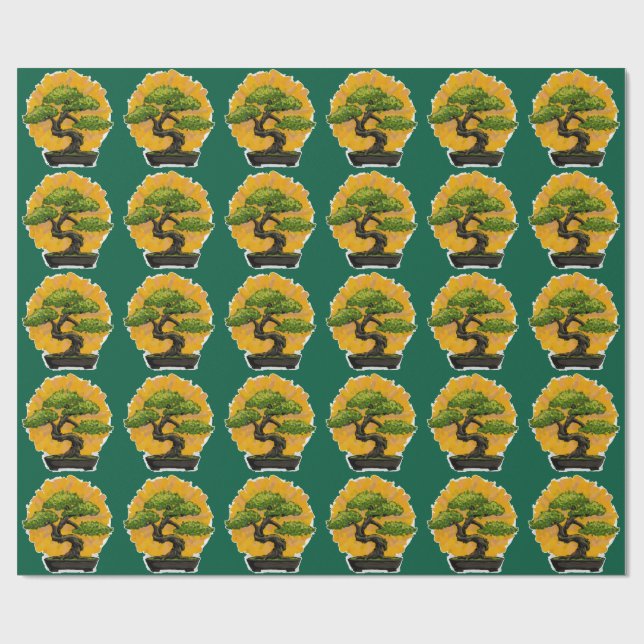 Bonsai Tree Lover Geschenkpapier (Flach)