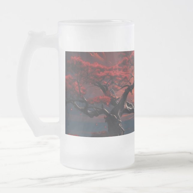 Bonsai Tree Mattglas Bierglas (Links)