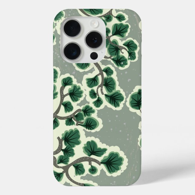 Bonsai Tree Pattern Case-Mate iPhone Hülle (Rückseite)