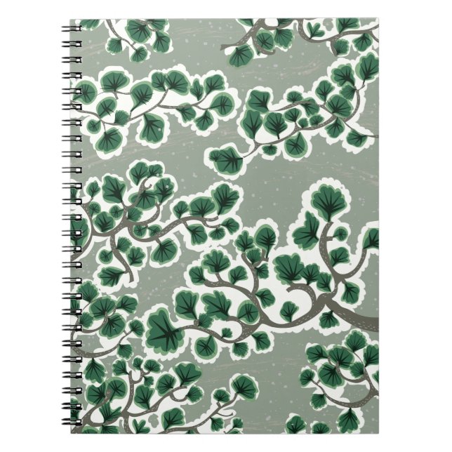 Bonsai Tree Pattern Notizblock (Vorderseite)