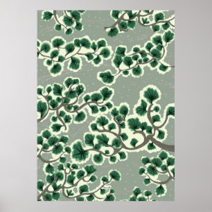 Bonsai Tree Pattern Poster