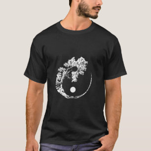 Bonsai Tree Print Zen Spirit Yin Yang Japanisch T-Shirt