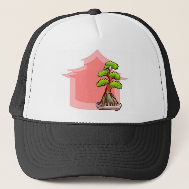 Bonsai Tree Truckerkappe (Vorderseite)