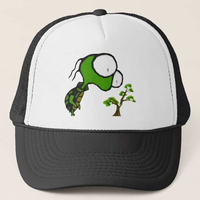 Bonsai Turtle Hat Truckerkappe (Vorderseite)