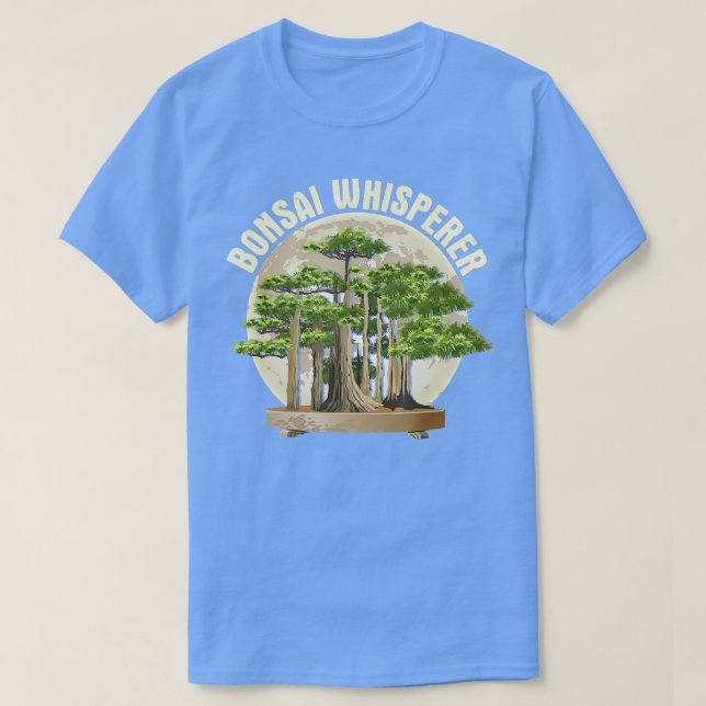 Bonsai Whisperer Retro Gardener Nature Bonsai Tre T-Shirt (Design vorne)