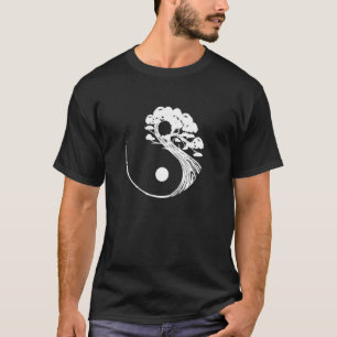 Bonsai Yin Yang Zen Bonsai Tree Mediation T-Shirt 