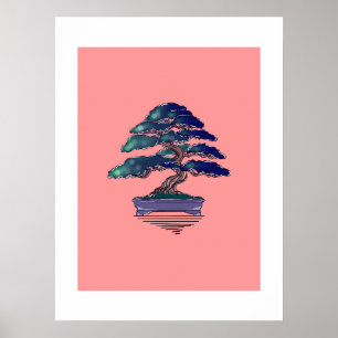Bonsai Zen Minimal  Poster