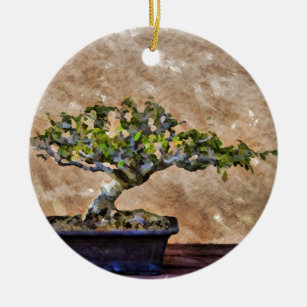 Bonsais-Baum Keramik Ornament