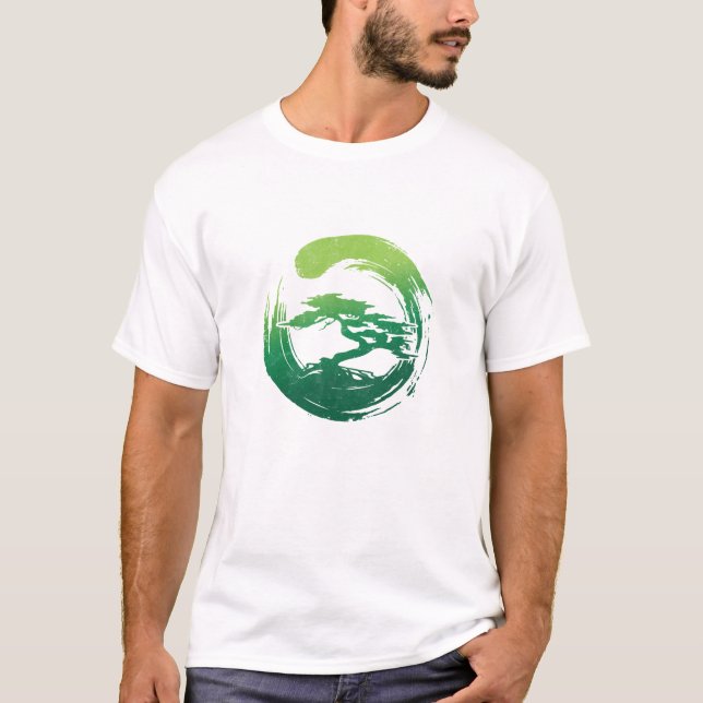 Bonsais im enso T-Shirt (Vorderseite)