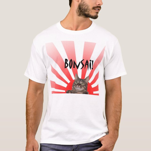 Bonsais-Kätzchen T-Shirt (Vorderseite)