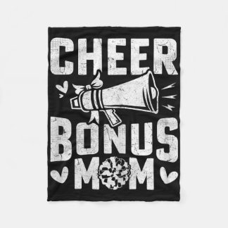 Bonus Cheer Mutti - Cheerleading Mama Cheerleader Fleecedecke
