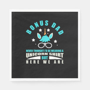 Bonus-Daddy_ Lustiges Einhorn - Niemals hätte ich Serviette