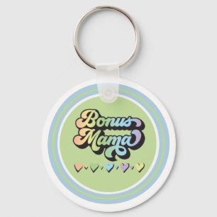 Bonus Mama - Bonus Mama Classic Round Sticker Schlüsselanhänger