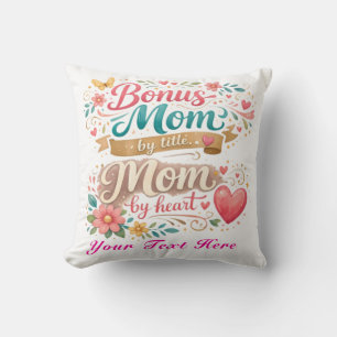 Bonus-Mama dem Titel nach, Mama von Herzen am Mutt Kissen