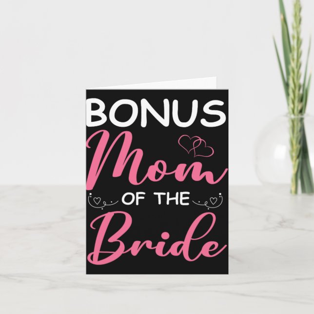 Bonus-Mama der Bride-Stepama von Bride Wedding Bo Karte (Vorderseite)