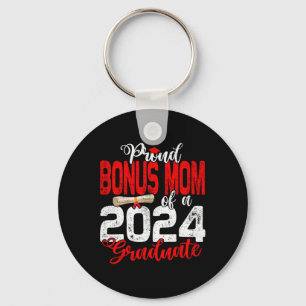 Bonus-Mama eines Cl von 2024 Graduat zum Abschluss Schlüsselanhänger