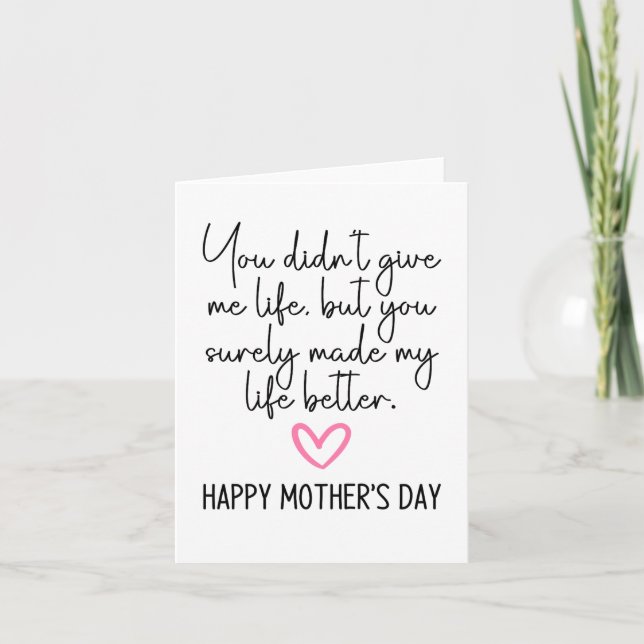 Bonus-Mama Karte (Vorderseite)