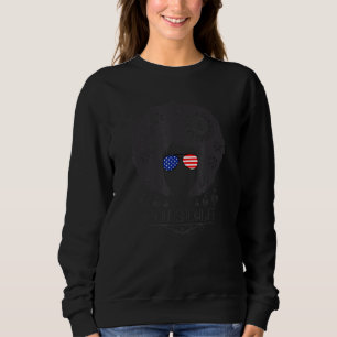 Bonus Mama Life Messy Bun African American Flag Fl Sweatshirt