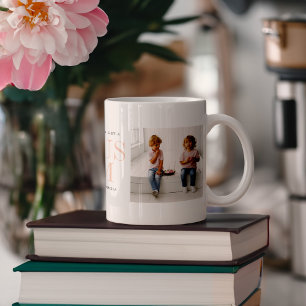 "Bonus-Mama" Stiefmutter   Zwei-Foto-Collage Kaffeetasse