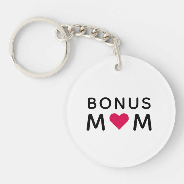 Bonus Maman | Fête des mères de coeur rose moderne (Devant)