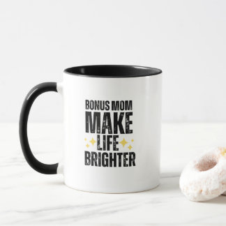 Bonus Mom giftful Design Typography Tasse