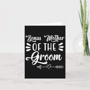 Bonus Mutter der Groom Wedding Party Familie Bri Karte