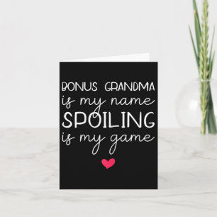 Bonus Oma ist mein Name Verderben ist mein Spiel l Karte