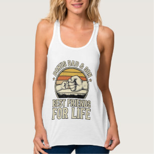 Bonus Papa & Sohn beste Freunde Vintage-Shirt-Desi Tank Top
